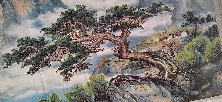 李华 青山碧水静