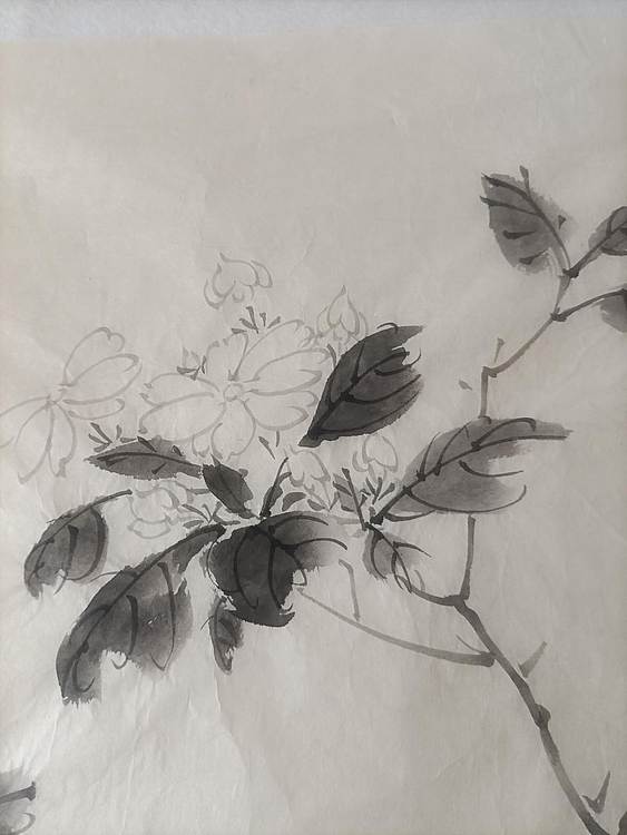 青年书画家 七汐 茉莉花开