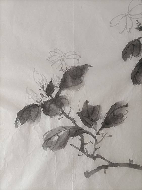 青年书画家 七汐 茉莉花开