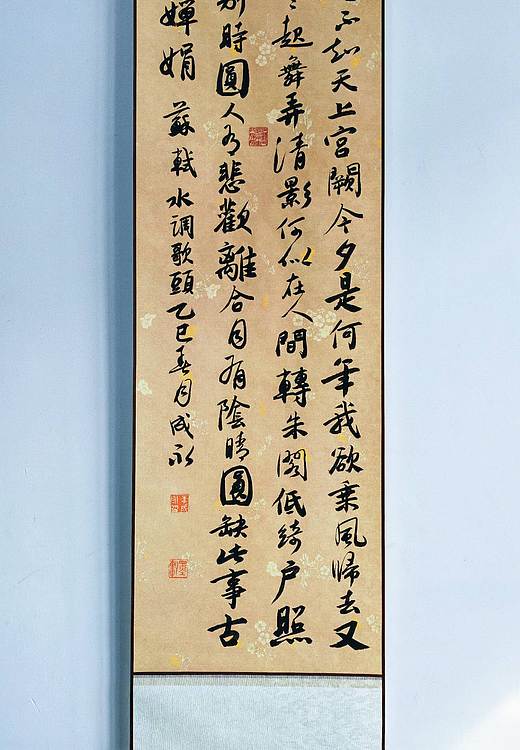 河北省书法家协会会员 李成永 苏轼水调歌头