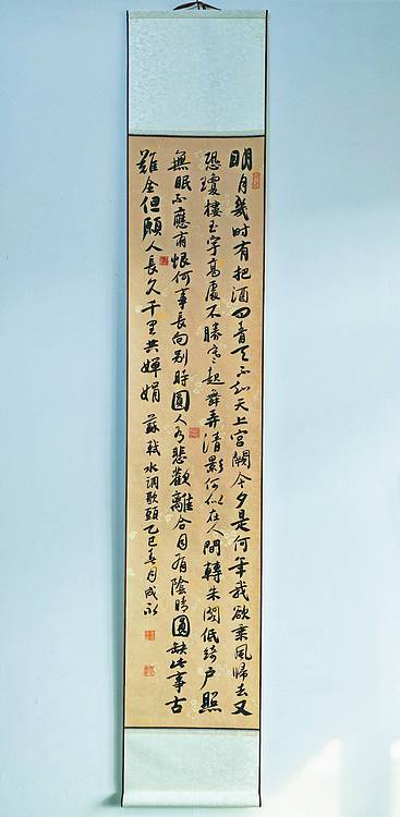 河北省书法家协会会员 李成永 苏轼水调歌头