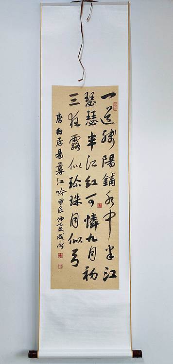 河北省书法家协会会员 李成永 白居易 暮江吟