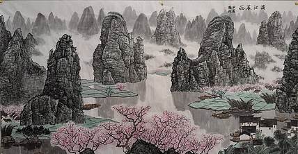 骆裕 漓江春雨
