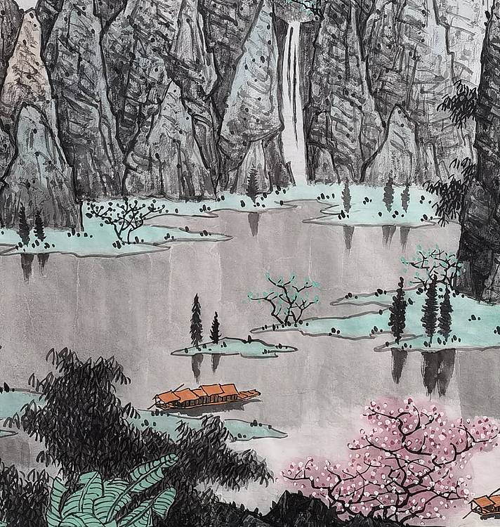 骆裕 漓江春早