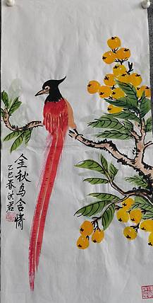 洪君 今秋鸟含情