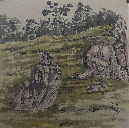张玉柱 山坡
