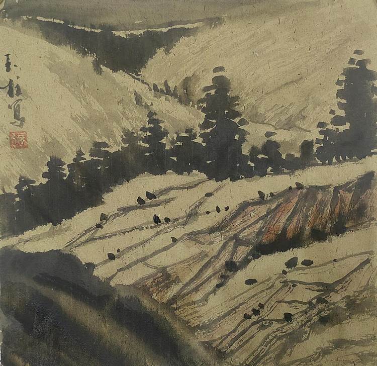 张玉柱 松林