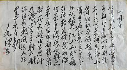 赵云中 沁园春雪