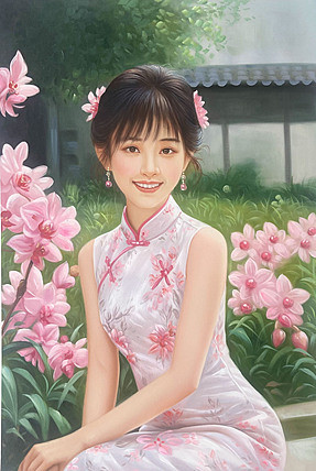 黄紫兰 淡雅