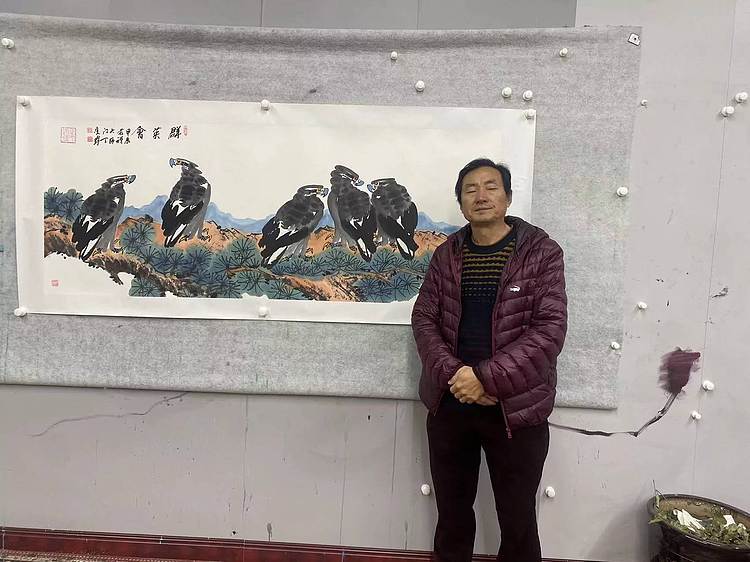 国家一级美术师，李苦禅入室弟子潘建华，群英会
