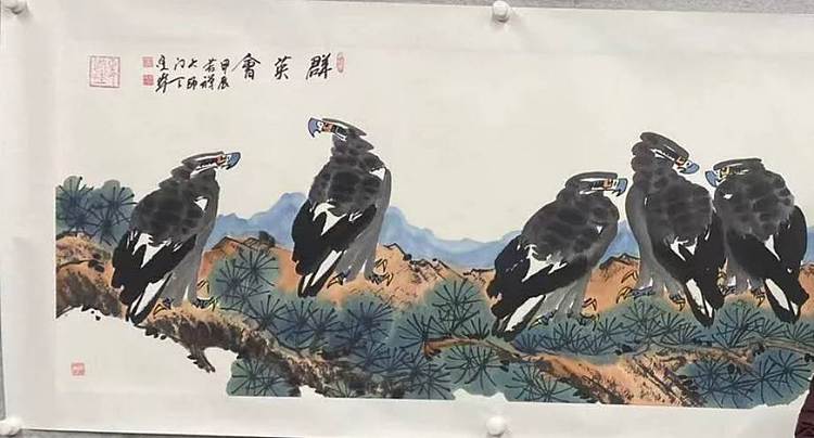 国家一级美术师，李苦禅入室弟子潘建华，群英会