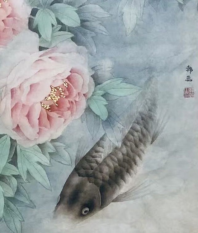 雪中寒蕊 富贵有余