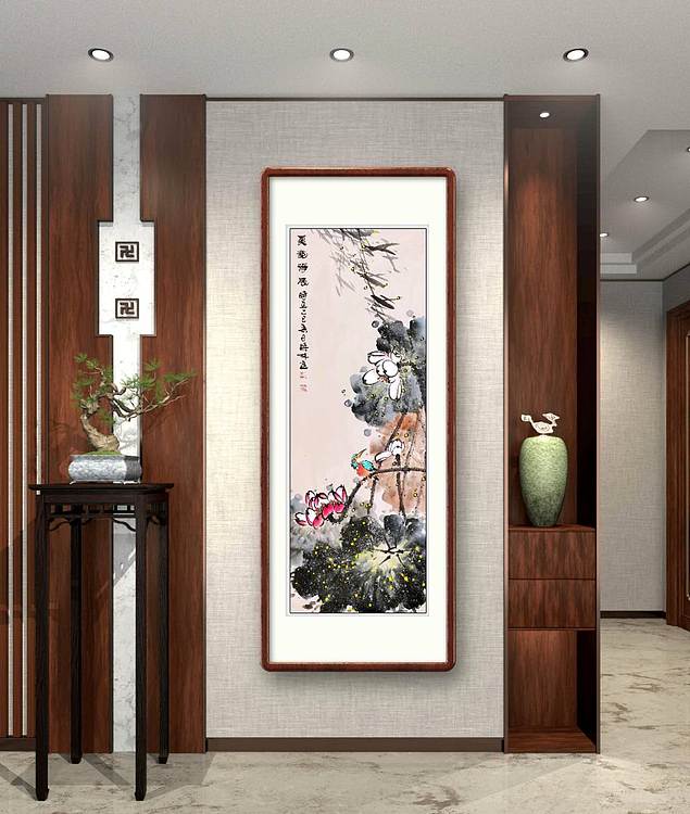 高晓林 （5115）国家一级美术师，江苏省美协会员《夏韵荷风》