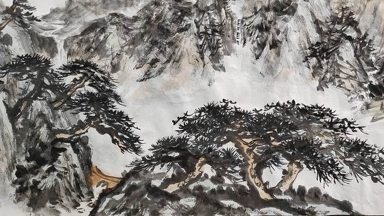 中国青年美术家协会会员 李延生 稳如泰山