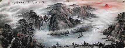 郑东红 旭日东升
