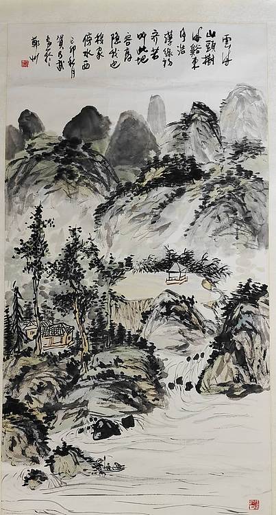 河南美术家协会会员，河南著名画家 贺乃武