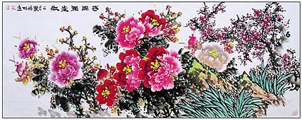 高晓林 （5127）国家一级美术师，江苏省美协会员，小六尺牡丹