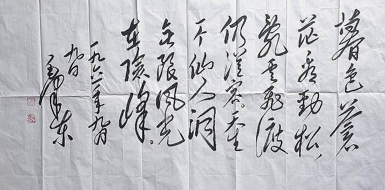 赵云中 七绝乱云飞渡仍从容的意思七绝·为李进同志题所摄庐山仙人洞照