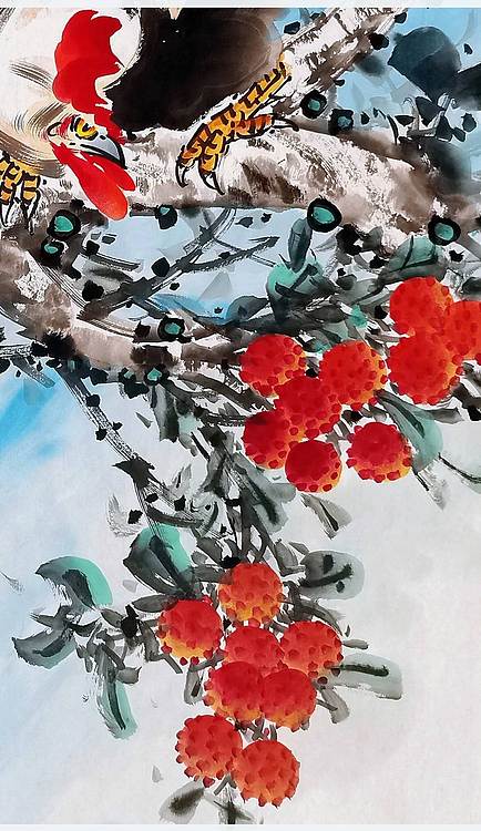 高晓林 （5135）江苏省美协会员，国家一级美术师《大吉大利》