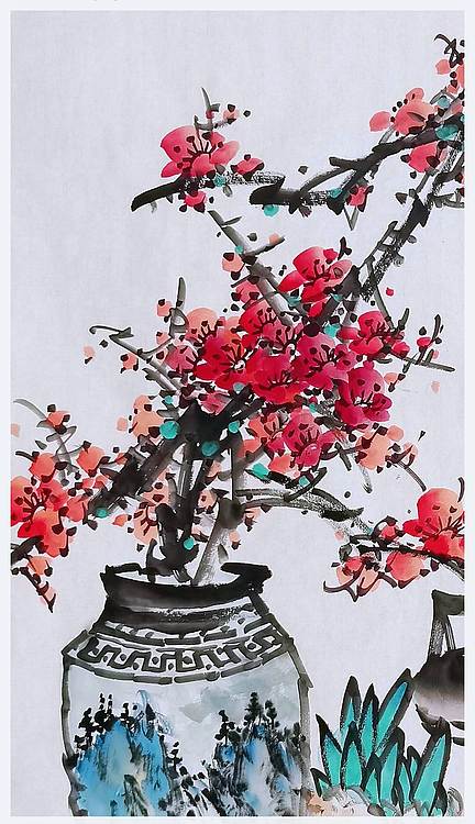 高晓林 （5134）江苏省美协会员，国家一级美术师《清韵延年》