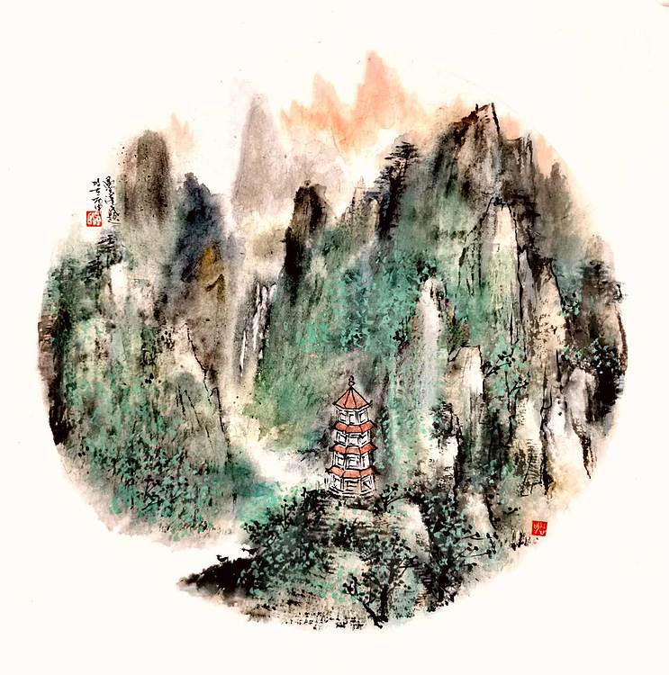 中国美术家协会会员 黄泽民 山水