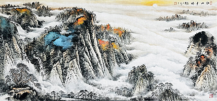 国家一级美术师 王朝才 精品山水