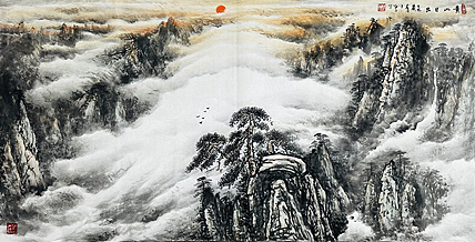 国家一级美术师 王朝才 精品山水