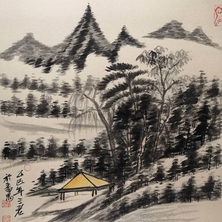 余贤然 国画