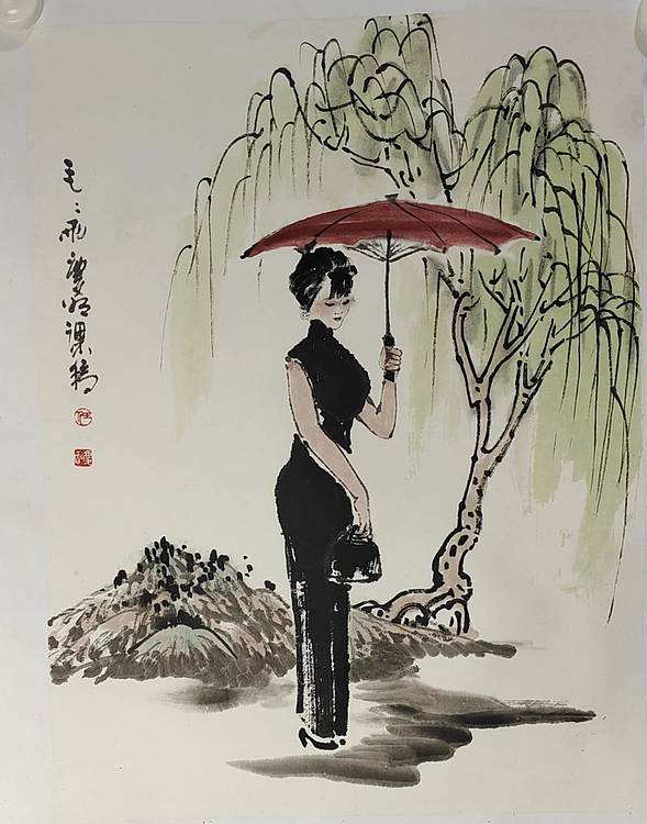 中国美术家协会会员，天津理工大学教授，任庆明