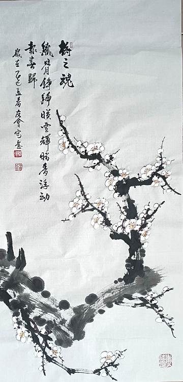 山东省美协会员 闫友会 梅之魂