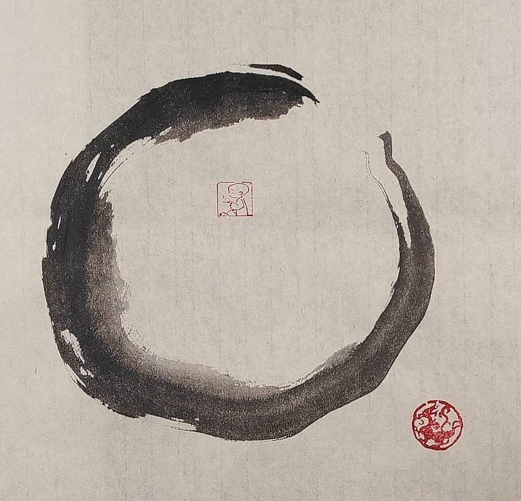 静心虾屋主人 人生是一个永远画不完的圈