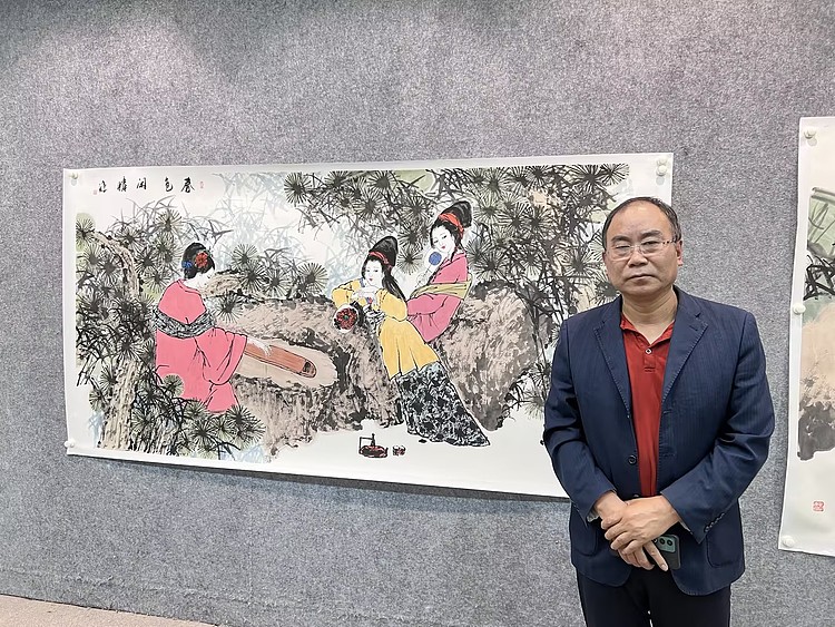 八尺巨幅 河北省美术协会会员 李立辰