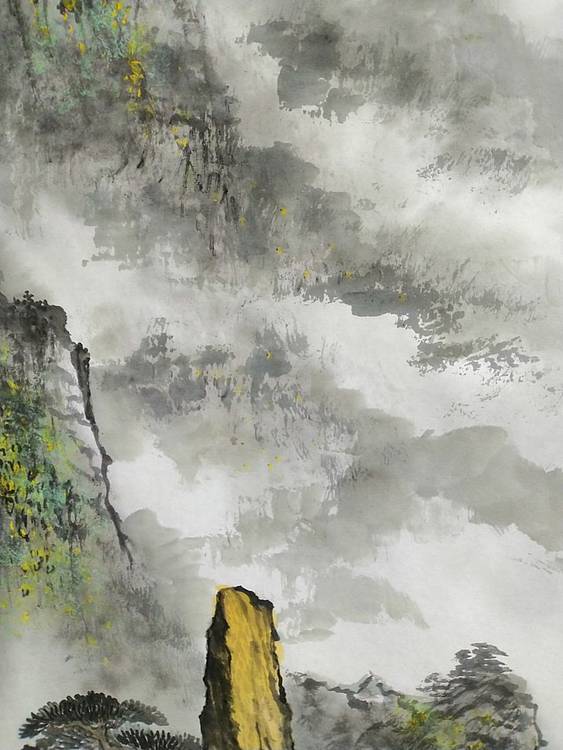 职业书画家 于恩沛 山色空濛雨亦奇