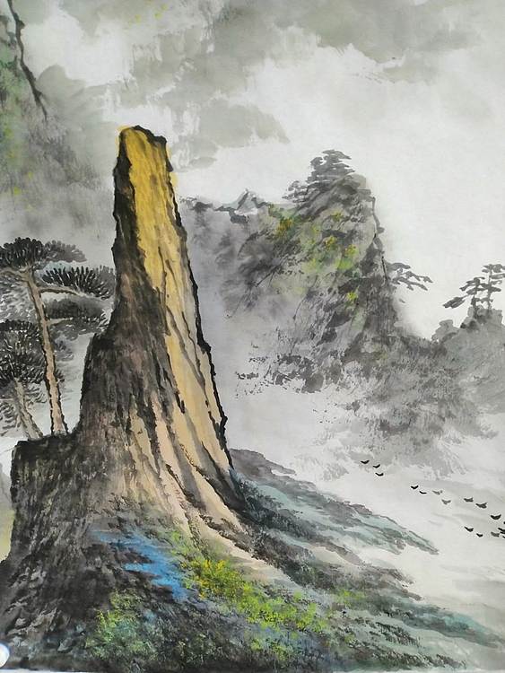职业书画家 于恩沛 山色空濛雨亦奇