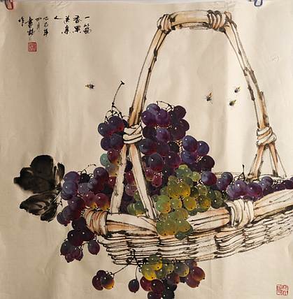 曹书铭 一篮硕果敬亲人