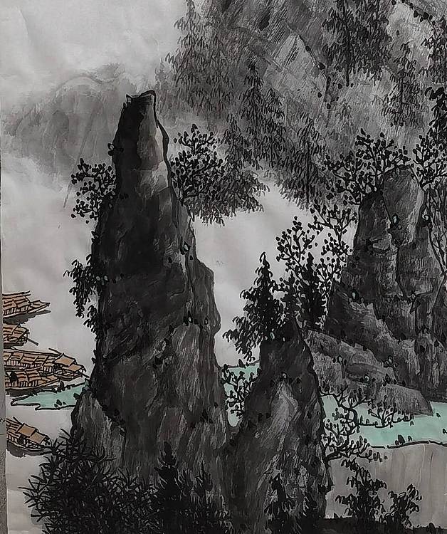 骆裕 江作青罗带