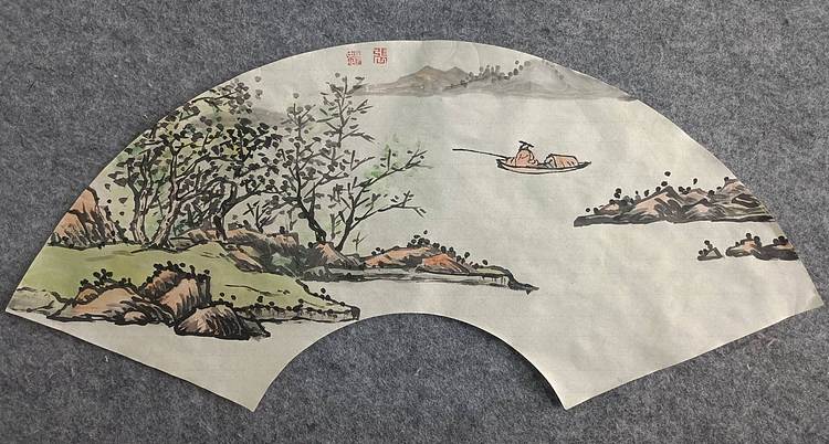 鄘南子 清江泛舟图