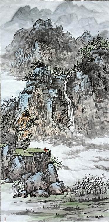 鄘南子 翠岭云情