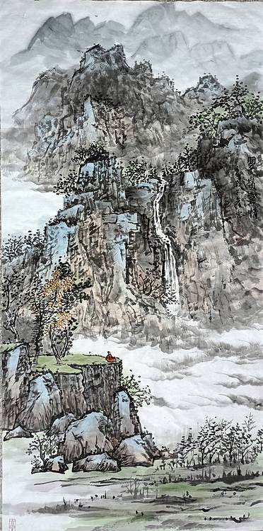 鄘南子 翠岭云情