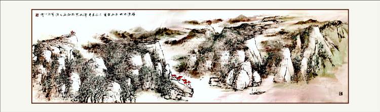 中国美术家协会会员 黄泽民 《福潭旺地 金山聚宝》