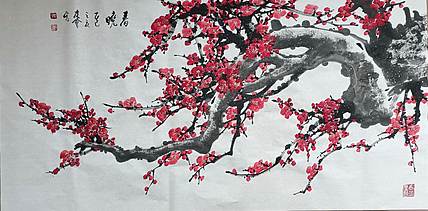 山东省美协会员 闫友会 春晓