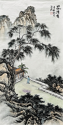 职业画家 教师 李丕民 中国画作品