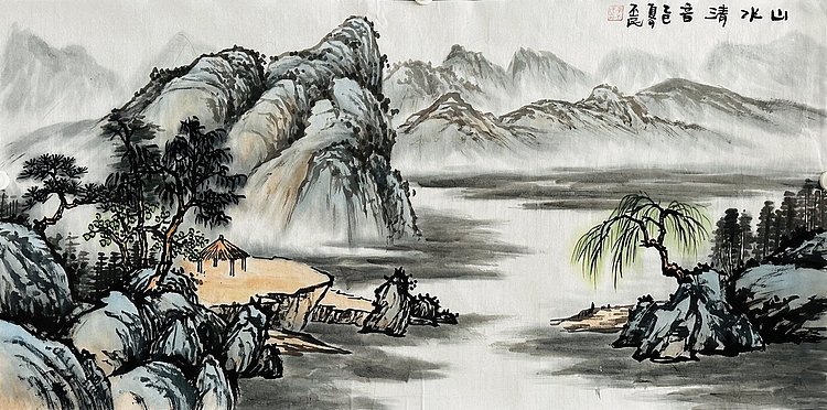 职业画家 教师 李丕民 中国画作品
