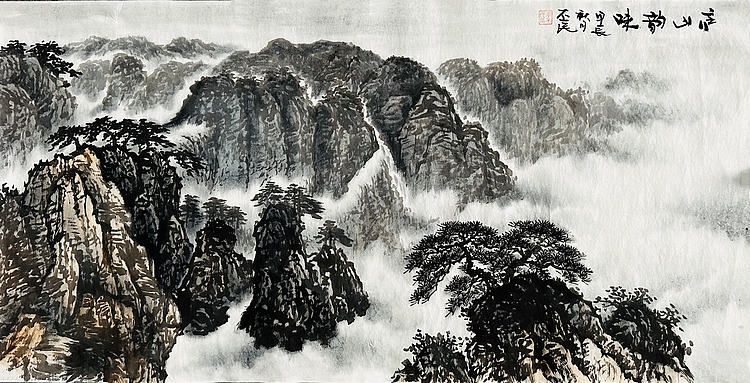 职业画家 教师 李丕民 中国画作品
