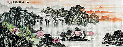 职业画家 教师 李丕民 中国画作品