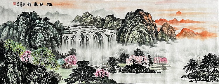 职业画家 教师 李丕民 中国画作品