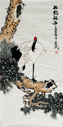 职业画家 教师 李丕民 中国画作品