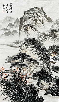 职业画家 教师 李丕民 中国画作品