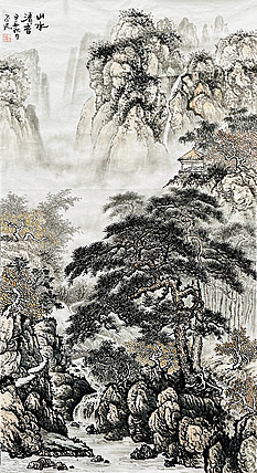 职业画家 教师 李丕民 中国画作品