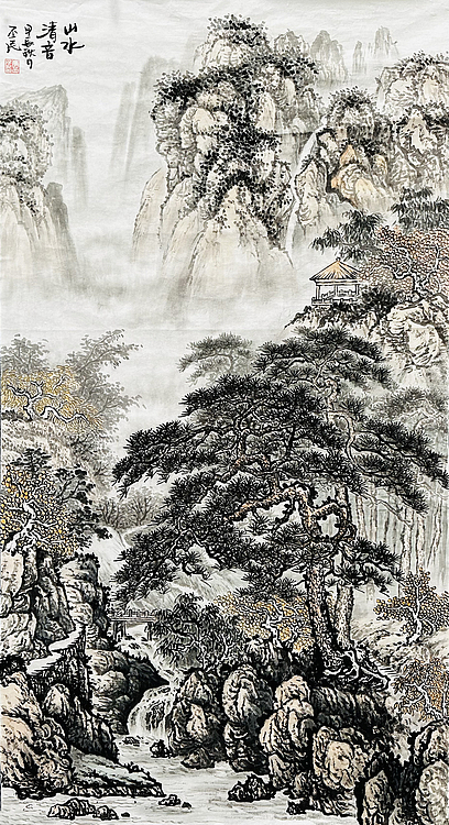 职业画家 教师 李丕民 中国画作品